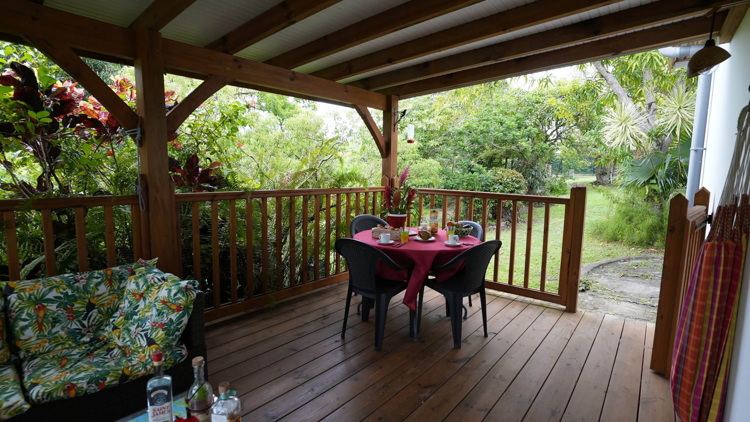 Bungalows Gourmands - terrasse