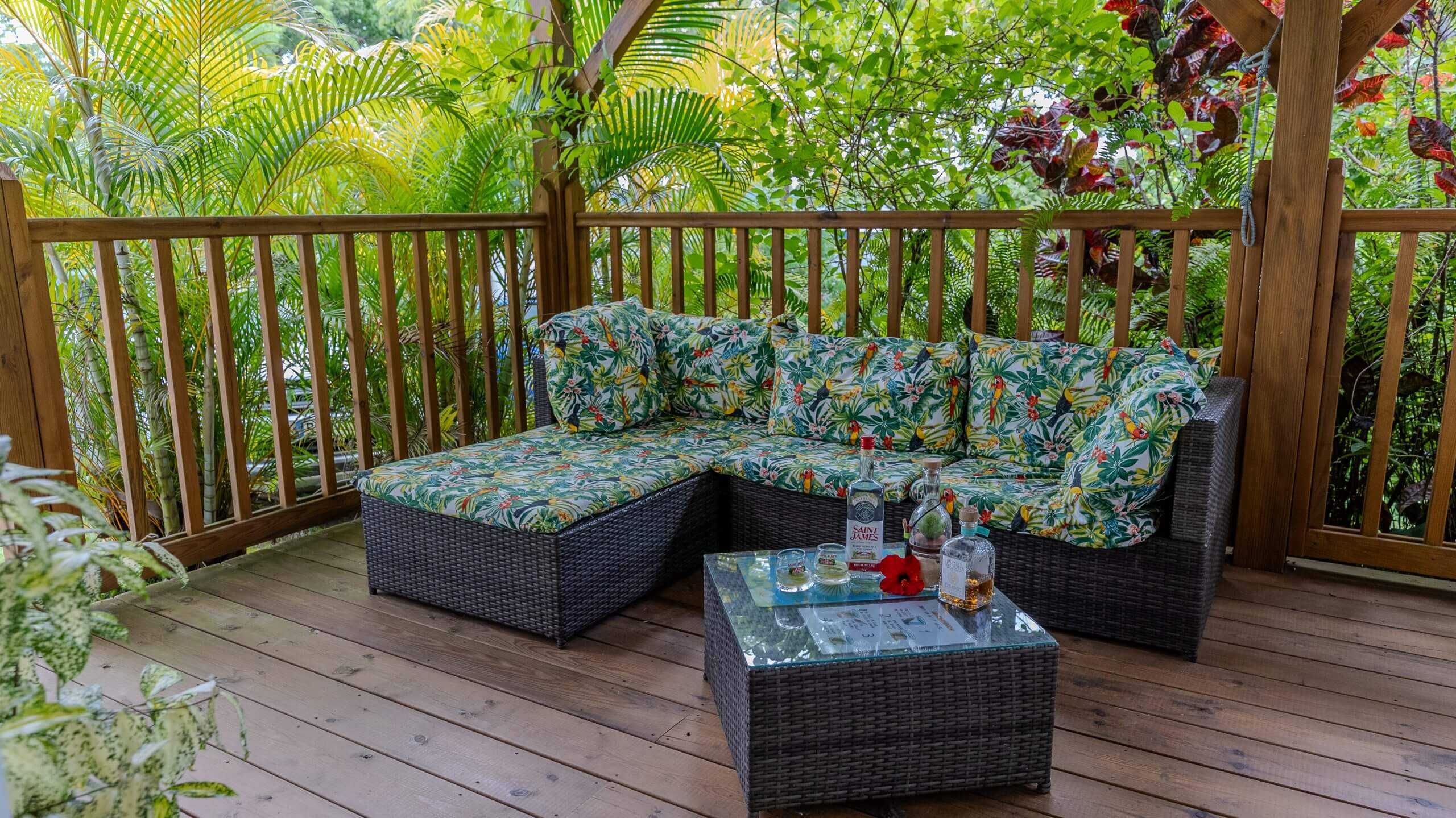 Bungalows Gourmands - Ti-Punch - terrasse